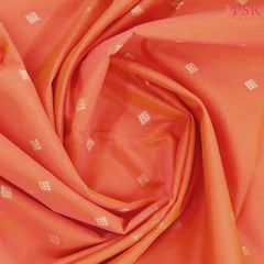 Marmalade Orange Semi Silk Cotton Saree