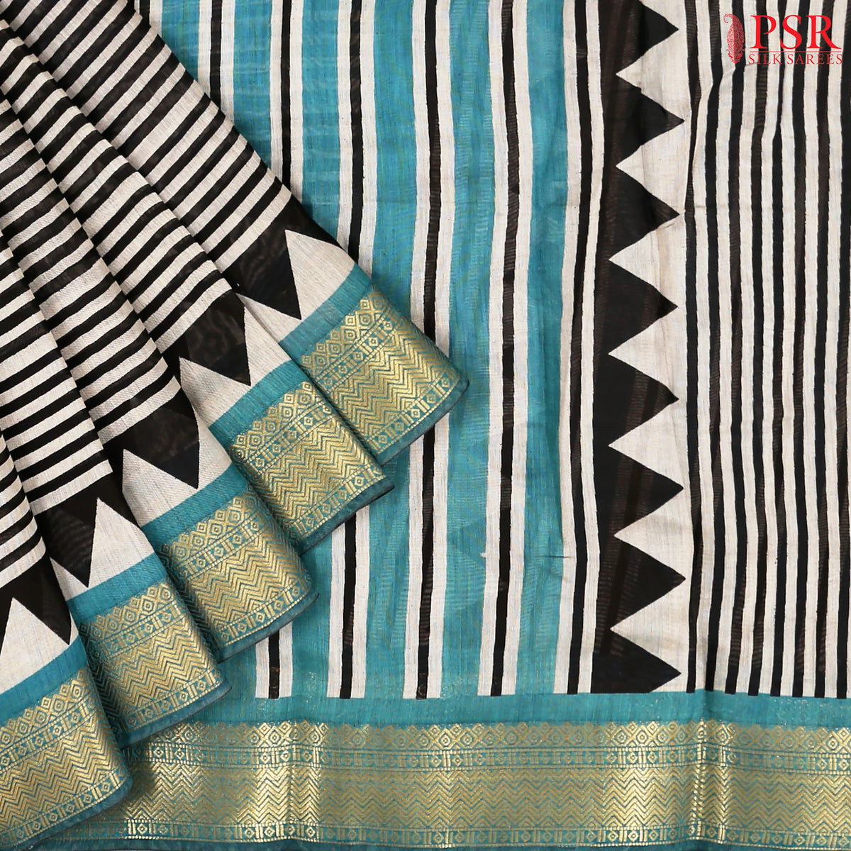 Grey Silk Cotton Saree