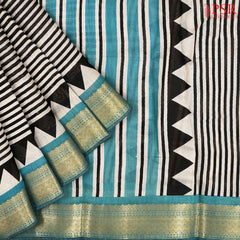 Grey Silk Cotton Saree