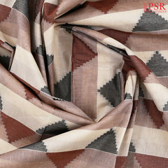 Beige & Mauve Kovai Cotton Saree