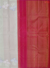 Pastel Olive Kanchipuram Silk Saree