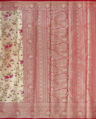 Golden Tan Tissue Art Silk
