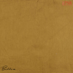 Mustard Yellow Tussar Silk Dress Material