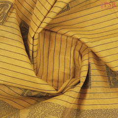 Mustard Yellow Kovai Cotton Saree