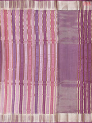 Dark Orchid Pink Semi Chiniya Saree