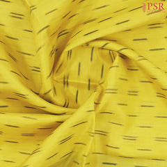 Yellow Pochampally Soft Silk Saree