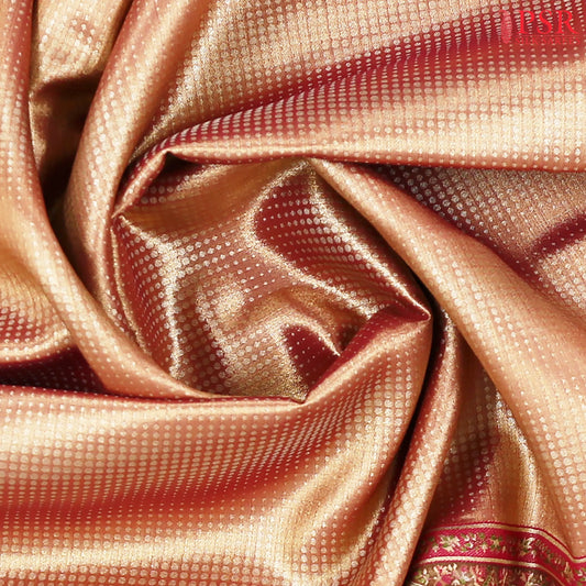 Rose Gold Tissue Art Silk