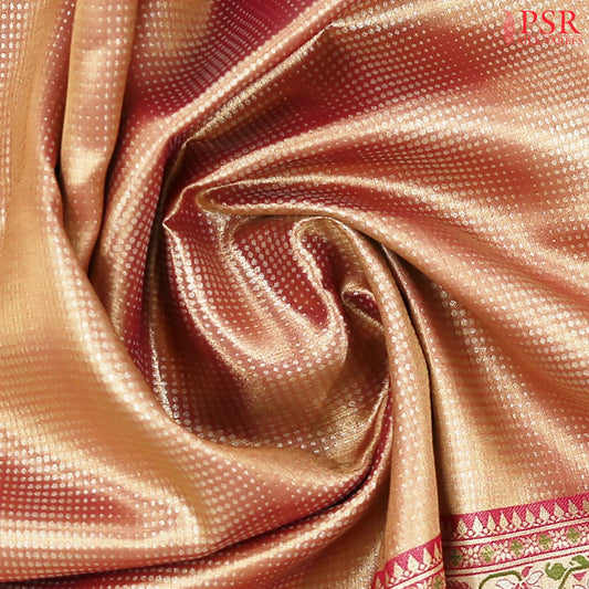 Rose Gold Tissue Art Silk