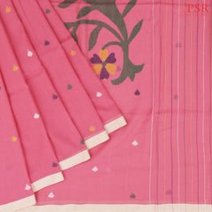 Pink Byloom Cotton Saree