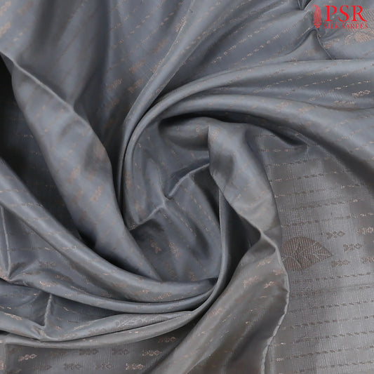 Grey Soft Silk Mix Saree