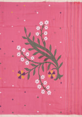 Pink Byloom Cotton Saree