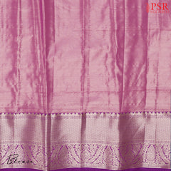 Silver Pink Tissue Art Silk