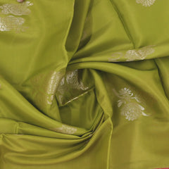 Pear Green Soft Silk Mix Saree