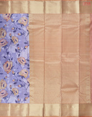 Lavender Printed Art Silk