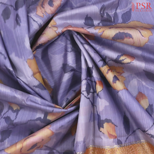 Lavender Printed Art Silk