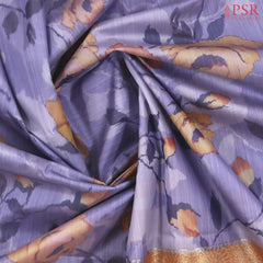 Lavender Printed Art Silk