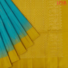 Turquoise Lake Soft Silk Saree