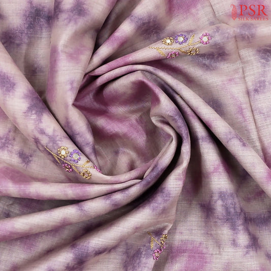 Light Purple Kadhi Tussar Silk Saree