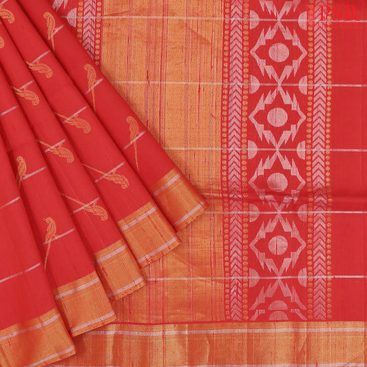 Red Soft Silk Saree