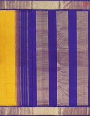 Yellow Nine Yards Silk Saree