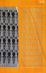 Grey Ikkat Cotton Saree