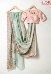 Light Pink Readymade Blouse Combo
