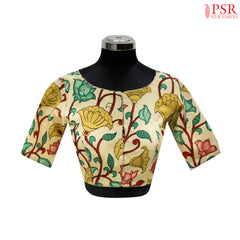 Beige Readymade Blouse Combo