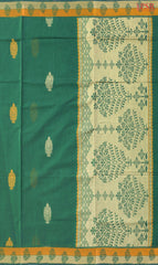 Dark Green Kovai Cotton Saree