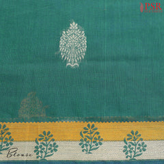 Dark Green Kovai Cotton Saree