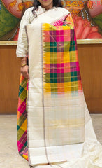 Multicolor Kanchipuram Silk Saree