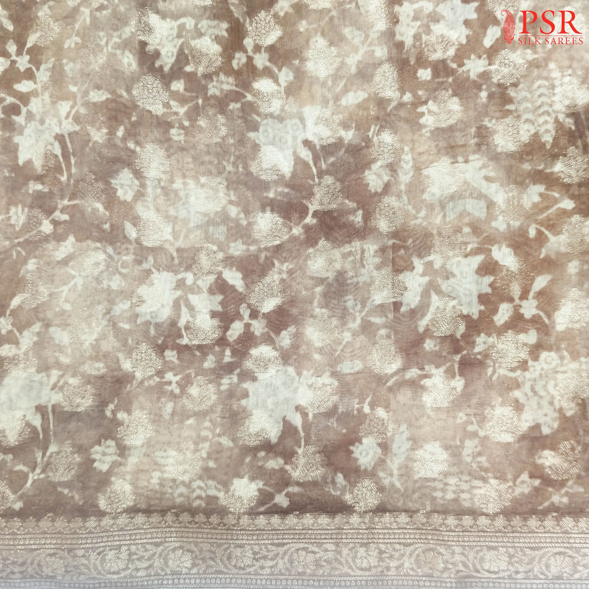 Rosy Brown Chanderi Silk Cotton Running Material