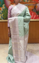 Laurel Green Kanchipuram Silk Saree
