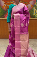 Fandango Purple Kanchipuram Silk Saree