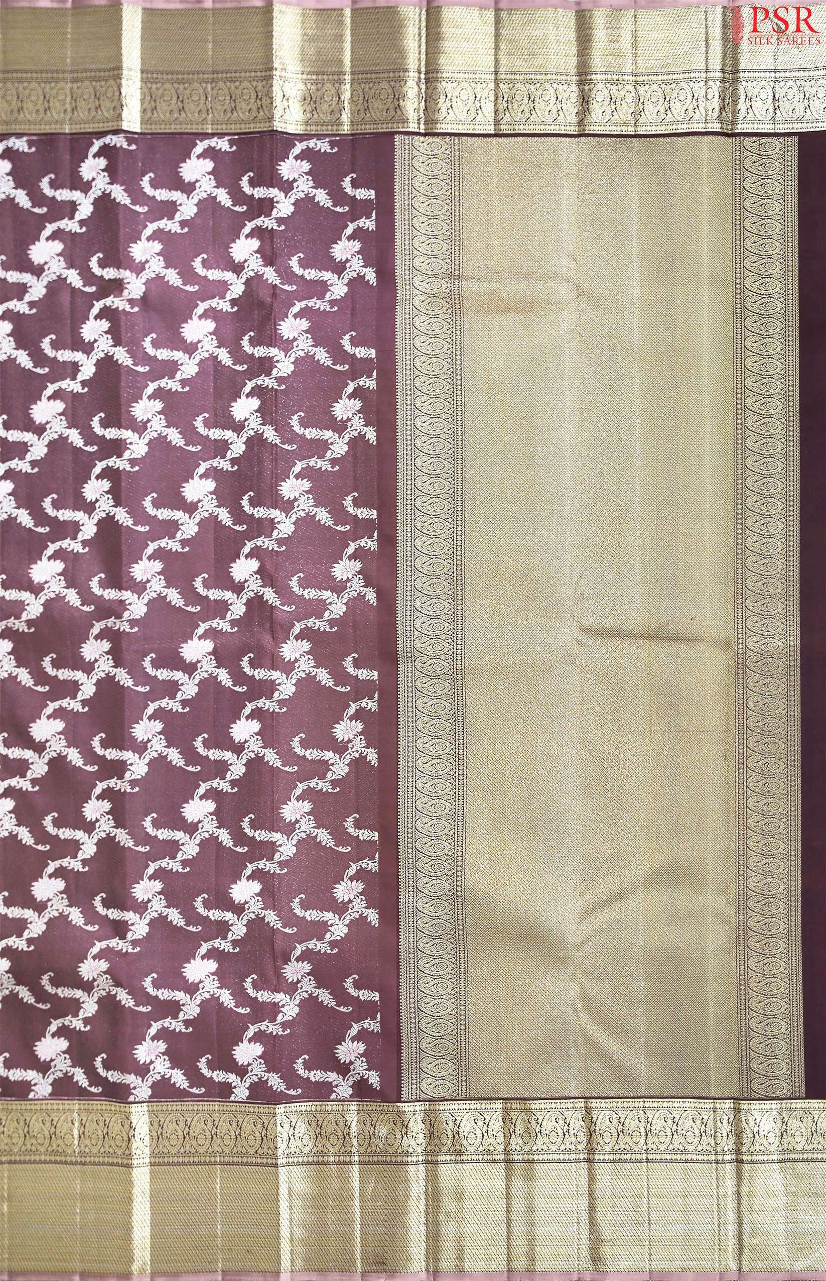 Cinnamon Brown Kanchipuram Silk Saree