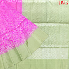 Fuchsia Pink Soft Silk Saree
