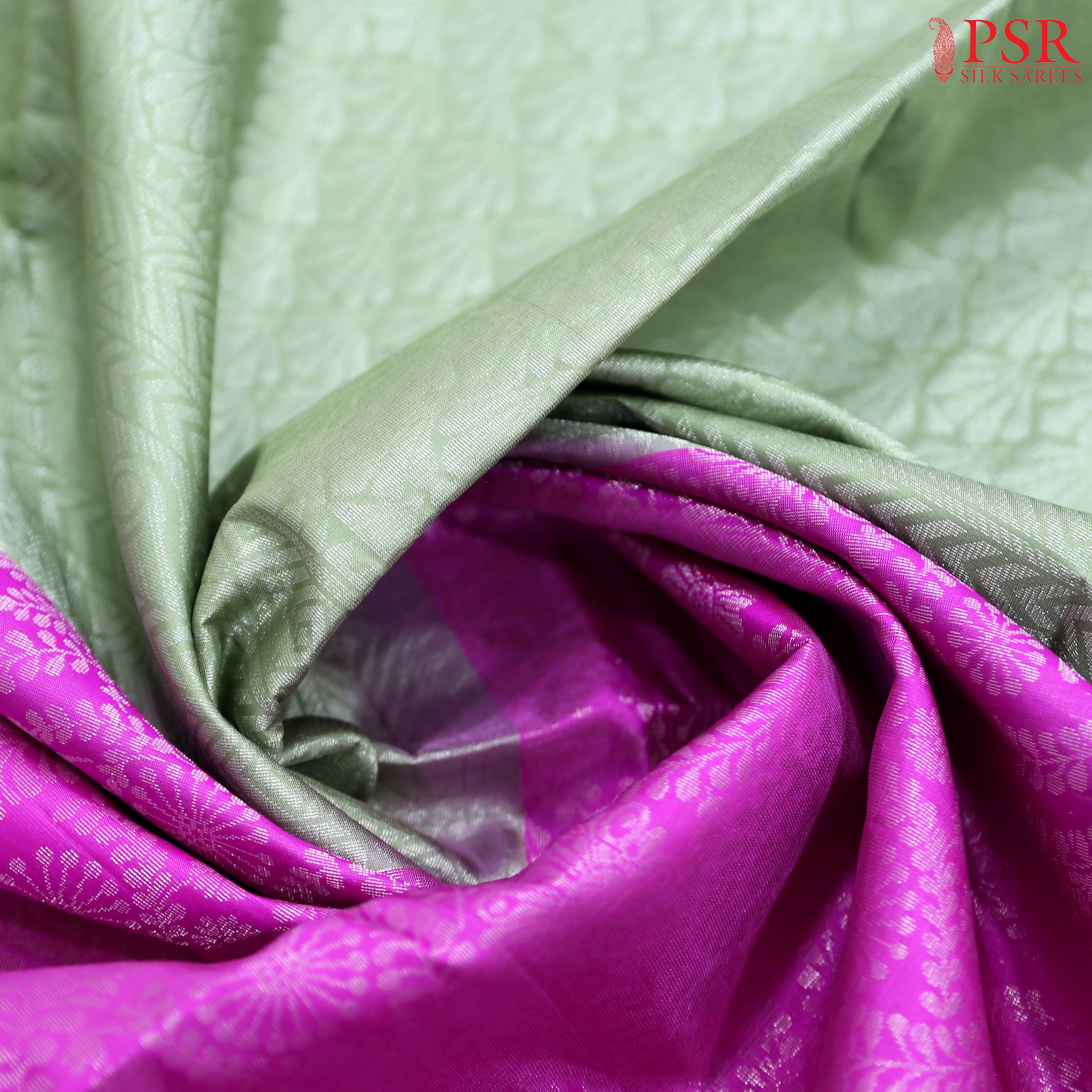 Fuchsia Pink Soft Silk Saree