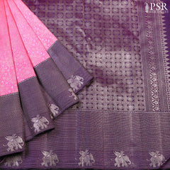 Pink Kanchipuram Silk Saree