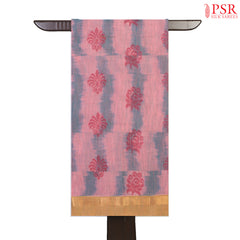 Puce Pink Kanchi Cotton Saree