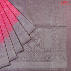 Cerise Pink Soft Silk Saree