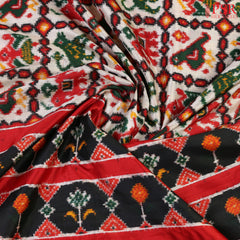 Beige Pochampally Silk Saree