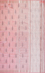 Pastel Pink Chiniya Silk Saree