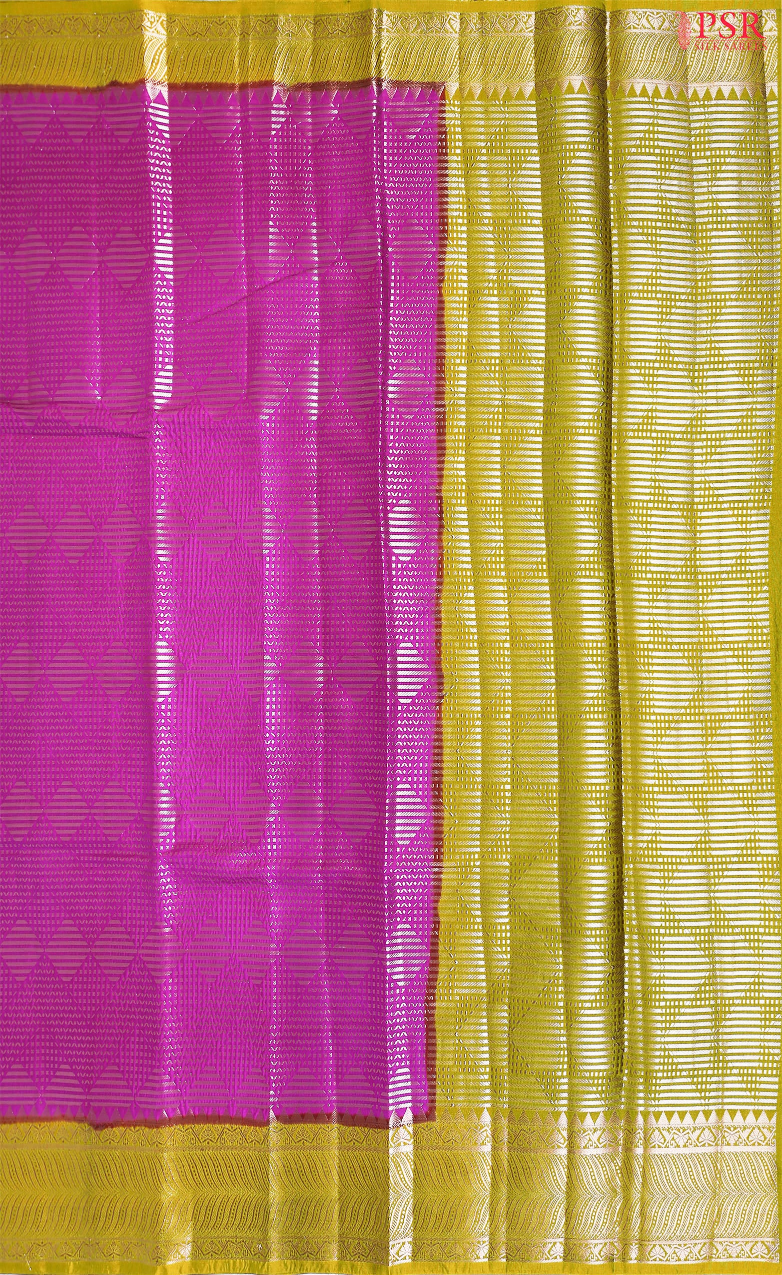 Magenta Purple Silk Cotton Cutwork Saree