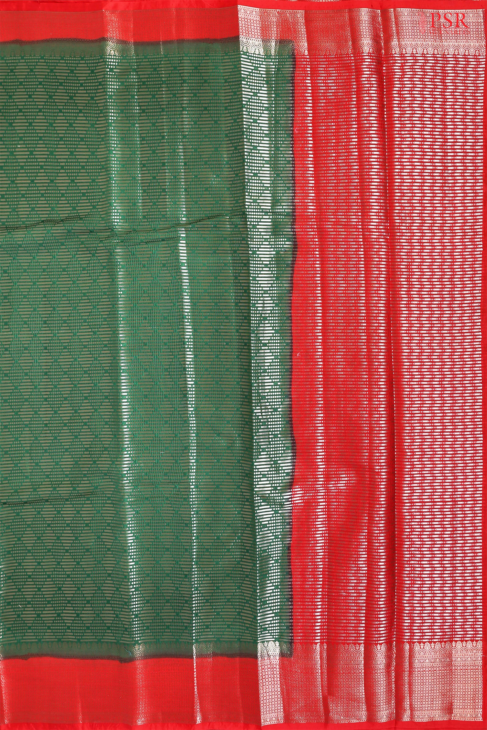Green Silk Cotton Cutwork Saree