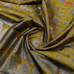 Olive Banaras Kota Silk Cotton Saree