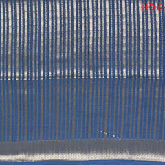 Peacock Blue Tussar Silk Dress Material