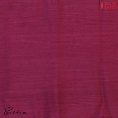 Tussar Silk Dress Material - Plum