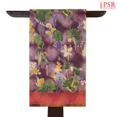 Mauve Purple Hyderabad Cotton Saree
