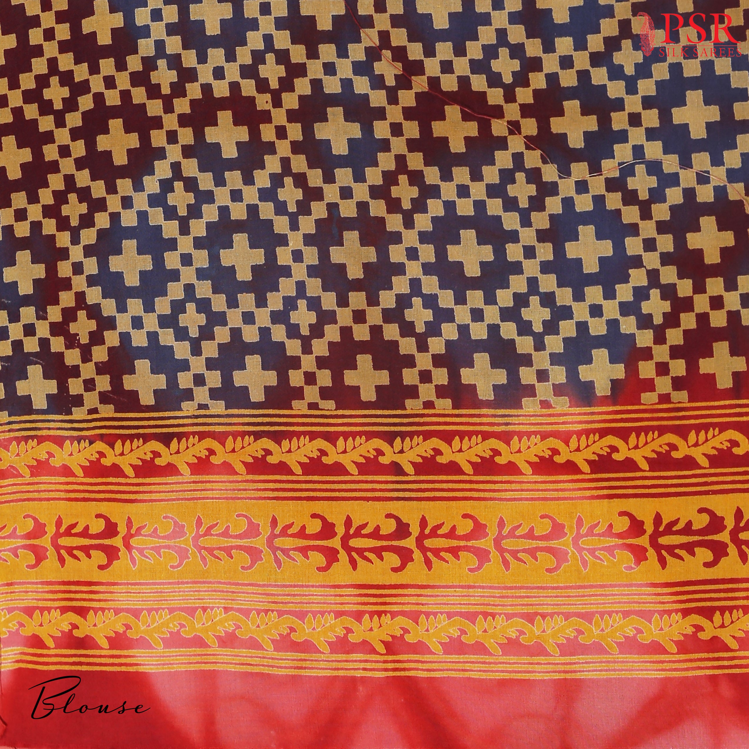 Brick Pink Hyderabad Cotton Saree