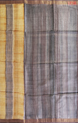 Shades OF Brown Pashmina Tussar Silk Saree