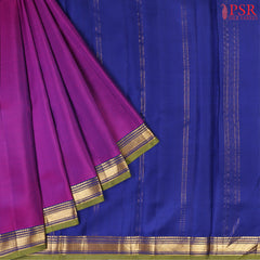 Magenta Purple Arani Silk Saree